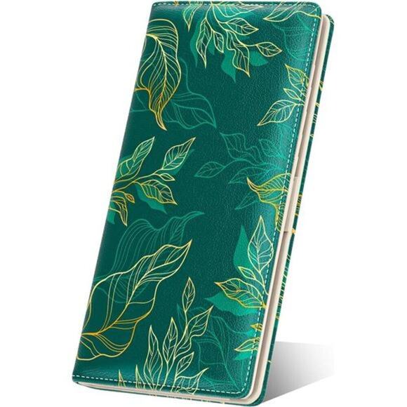 Val Boutique Handbags - Women's Wallet, RFID Slim Wallets Green Desing